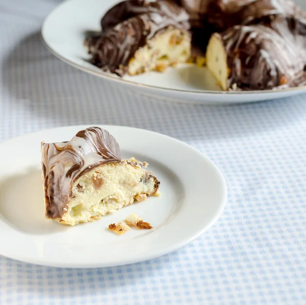 Tarta de chocolate con queso —  Fotos de Stock