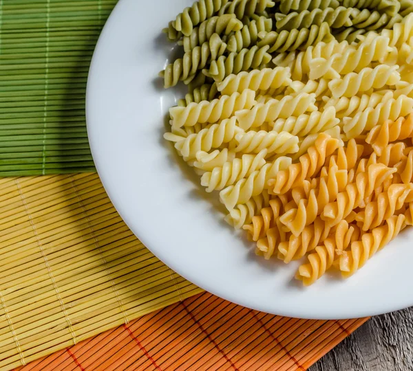 Pasta fusilli — Foto Stock