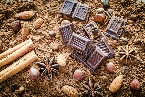 Chocolate still life — Stock Photo, Image