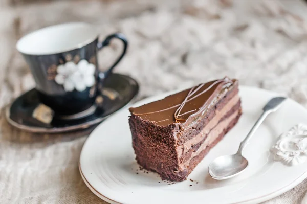 Bolo de chocolate — Fotografia de Stock