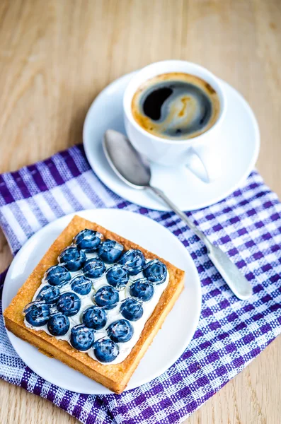 Blaubeerkuchen — Stockfoto