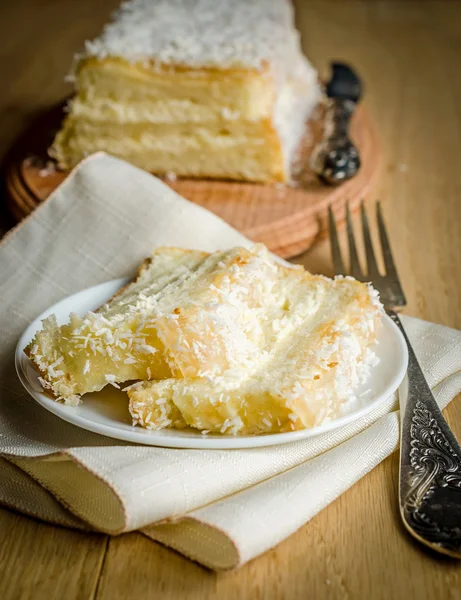 Pastel de comida Angel blanco —  Fotos de Stock