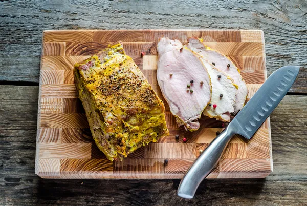 Lomo de cerdo asado — Foto de Stock