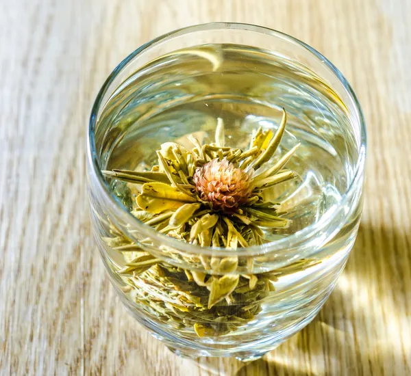 Chinese lotus flower tea — Stock Photo, Image