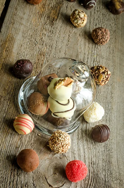 Bonbons au chocolat de luxe — Photo