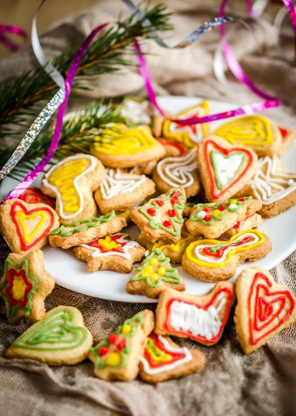 Homemade Christmas cookies — Stock Photo, Image