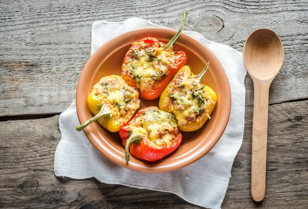 Pimienta rellena con carne — Foto de Stock