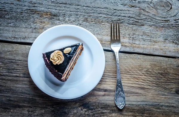 Bolo de chocolate — Fotografia de Stock