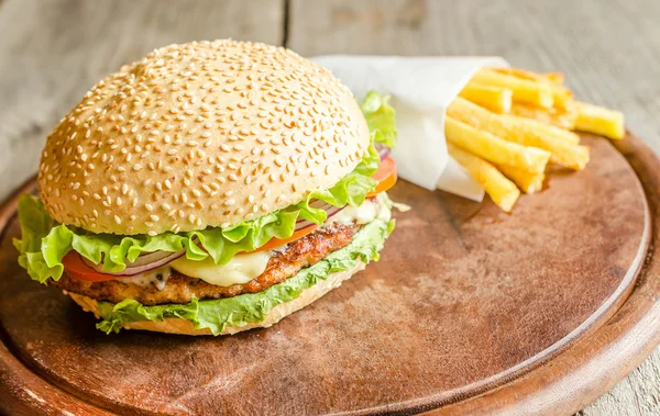 Chicken Crispy Burger Pictures Chicken Crispy Burger Stock Photos Images Depositphotos