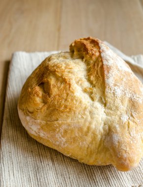 Beyaz ekmek ahşap tablo