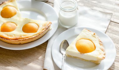 şeftalili tart
