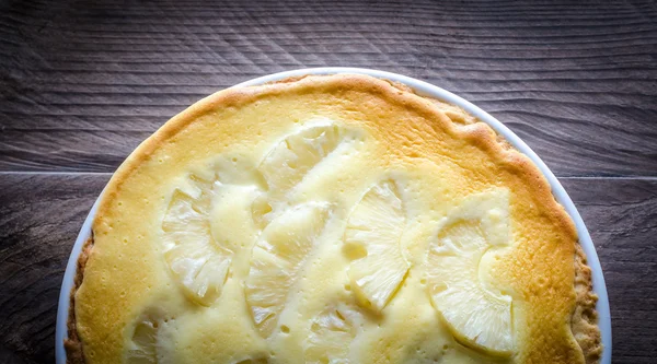 Tarta de queso de piña — Foto de Stock