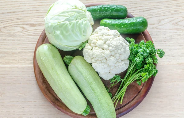 Verduras hipoalergénicas verdes — Foto de Stock
