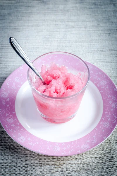 草莓冰霜 — 图库照片