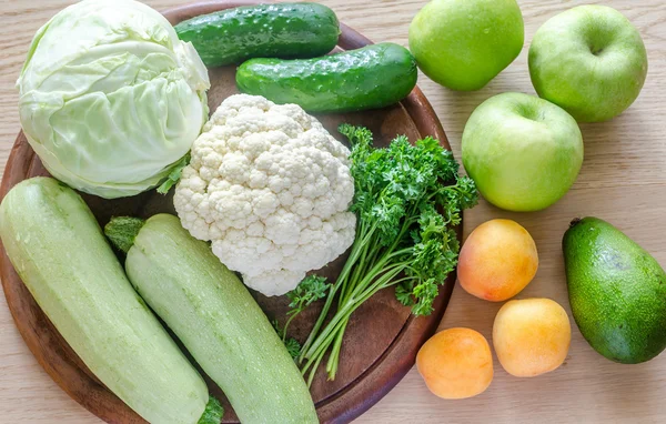 低过敏性的水果和蔬菜 — 图库照片