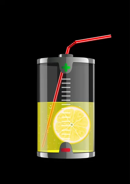 Energia limone — Vettoriale Stock