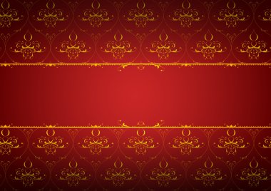  üzerinde kırmızı bir arka plan deseni