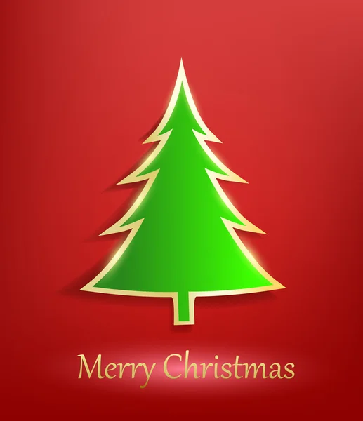 Christmas background with Christmas tree — Stock Photo, Image