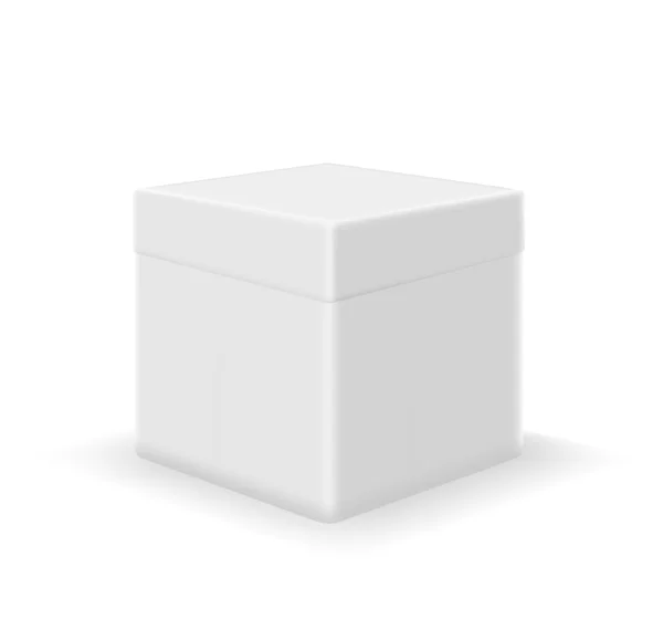 Witte doos — Stockfoto