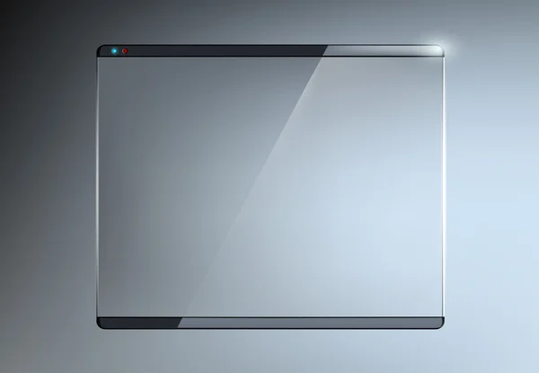 Transparentní dotyková obrazovka — Stockový vektor