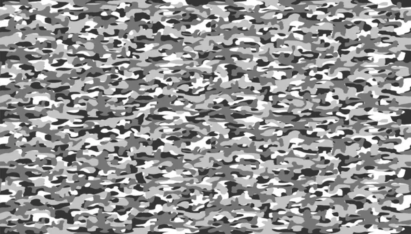 Білий Зимовий Камуфляжний Візерунок Безшовний Шаблон Тканини Векторний Фон — стоковий вектор