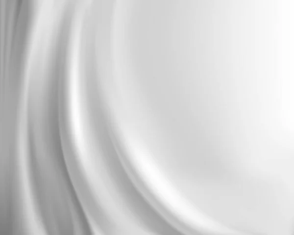 白い生地のパターン 縮れた布の質感 ベクトル背景 — ストックベクタ