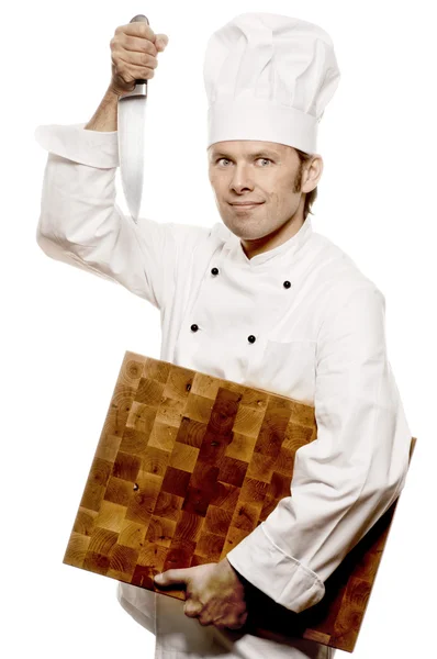 Chef-kok serie — Stockfoto