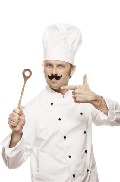 Chef-kok serie — Stockfoto