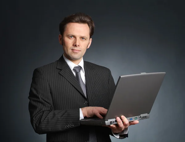 Businessman with self-confident expression — Stock Photo, Image