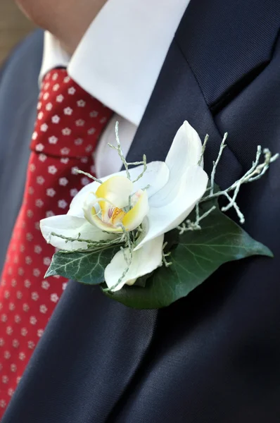 Bruid Grooms bloemen — Stockfoto