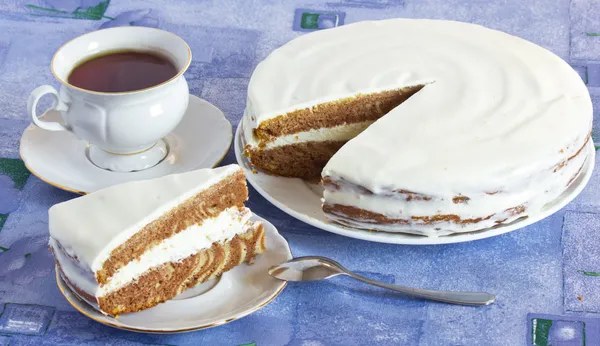 Zebra cake — Stock Photo, Image