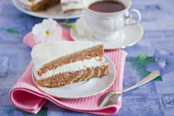 斑马蛋糕a tårta — Stockfoto