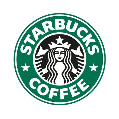 Starbucks logo vector isolated on white. clipart