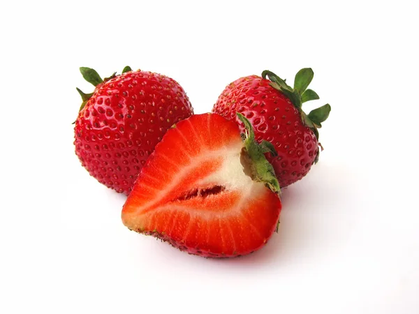 Strawberry isolated on white — Stock Photo, Image