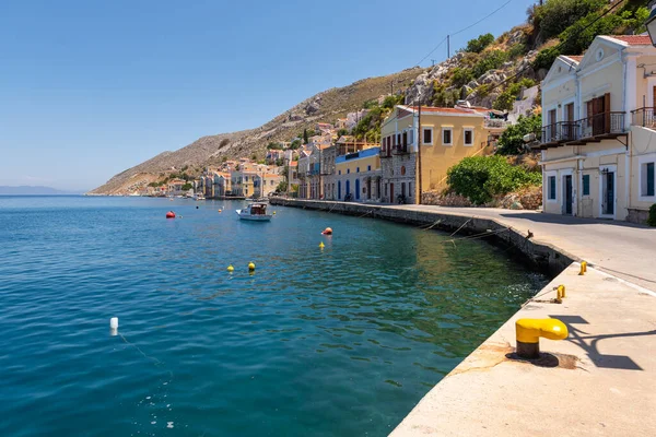 Ilha Symi Mais Bela Ilha Mar Egeu — Fotografia de Stock