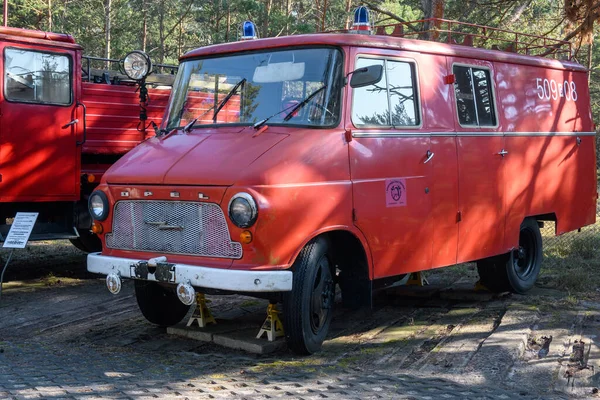 Hel Polen März 2022 Feuerwehrauto Militärischen Freilichtmuseum Das Museum Für — Stockfoto