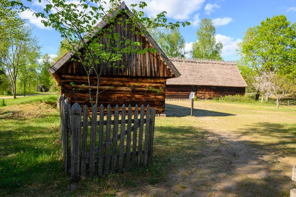 Wdzydze Kiszewskie Польща Травня 2022 Thatched Cottage Kashubian Ethnographic Park — стокове фото