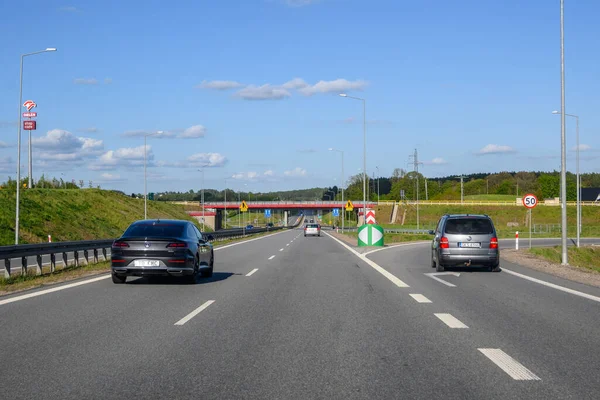 Koscierzyna Polen Mai 2022 Schnellstraße Die Periphere Route Der Stadt — Stockfoto