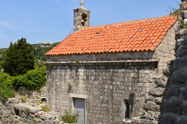 Architecture of Stari Bar town near new city of Bar. Montenegro, Europe