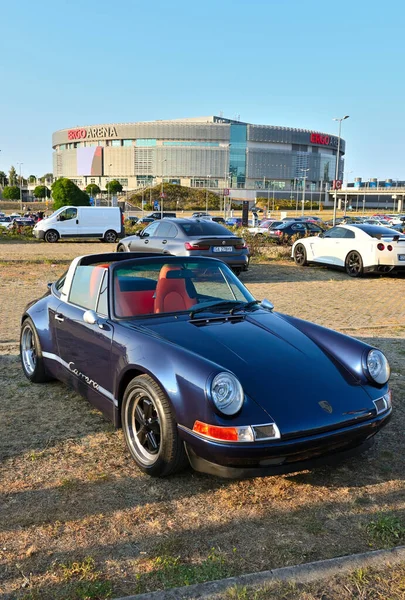 Gdansk, Poland - August 12, 2022: Porsche Carrera Targa on the street in the city