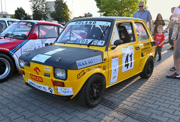 Gdansk Poland August 2022 Fiat 126P Vintage Race Car Street — Foto de Stock