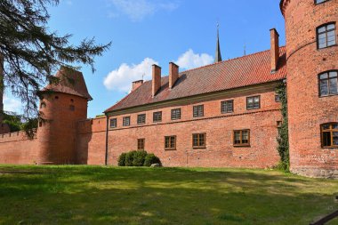 The Cathedral complex in Frombork, a historical complex of medieval buildings. Poland
