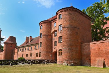 The Cathedral complex in Frombork, a historical complex of medieval buildings. Poland