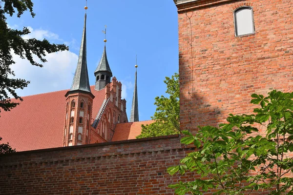 Cathedral Complex Frombork Historical Complex Medieval Buildings Poland — Zdjęcie stockowe