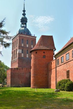 The Cathedral complex in Frombork, a historical monument museum of medieval buildings. Nicolaus Copernicus Museum. Poland