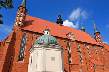 The Cathedral complex in Frombork, a historical monument museum of medieval buildings. Nicolaus Copernicus Museum. Poland