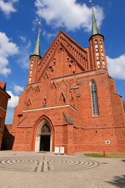 The Cathedral complex in Frombork, a historical monument museum of medieval buildings. Nicolaus Copernicus Museum. Poland