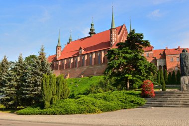 The Cathedral complex in Frombork, a historical monument museum of medieval buildings. Nicolaus Copernicus Museum. Poland