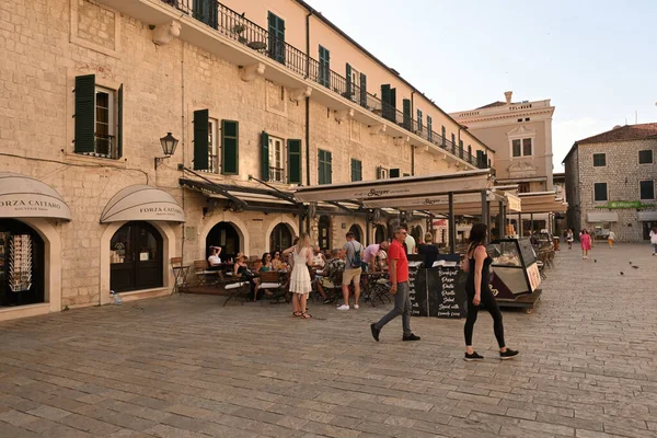 Kotor Montenegro June 2022 People Visit Old Town Kotor Montenegro — Stock Photo, Image