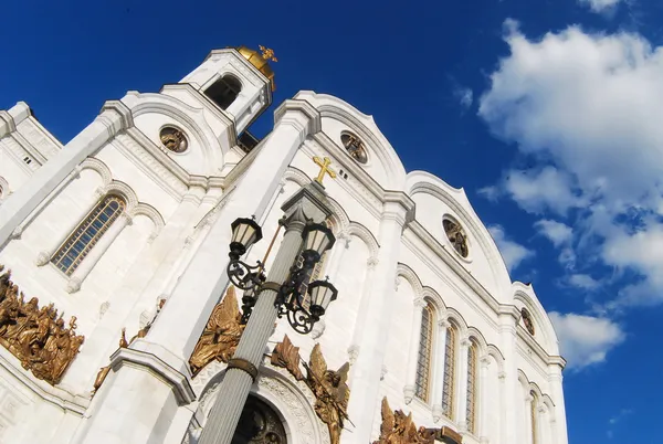 Catedral del Cristo Salvador de Moscú en el cielo — Foto de Stock